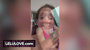 Big boobs babe trying face patches instead of Botox, caught driving in hurricane like storm & other behind scenes – Lelu Love